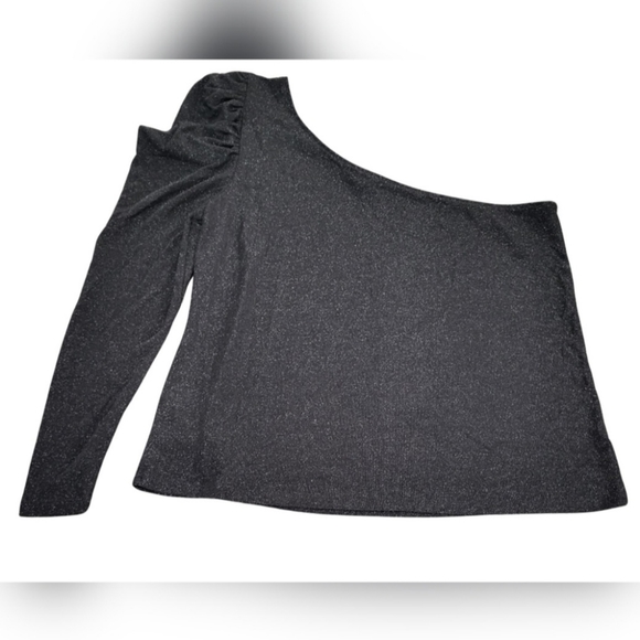 NWOT Eloquii One Shoulder Lurex Top - Picture 5 of 10